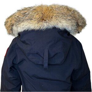 Genuine Coyote Fur Ruff Collar Trim Canada Goose with Button Loops 24 inch US